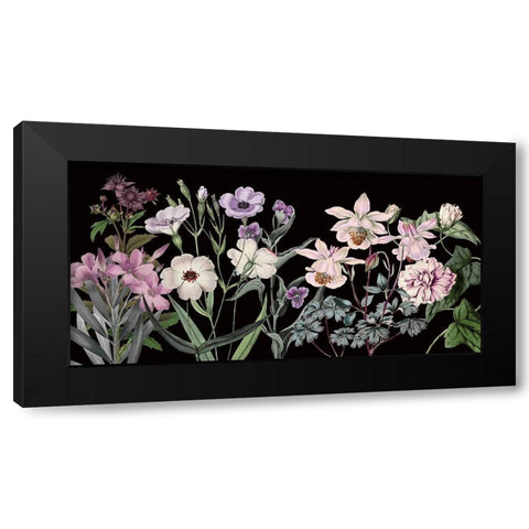 Garden Array Black Modern Wood Framed Art Print by Jill, Susan