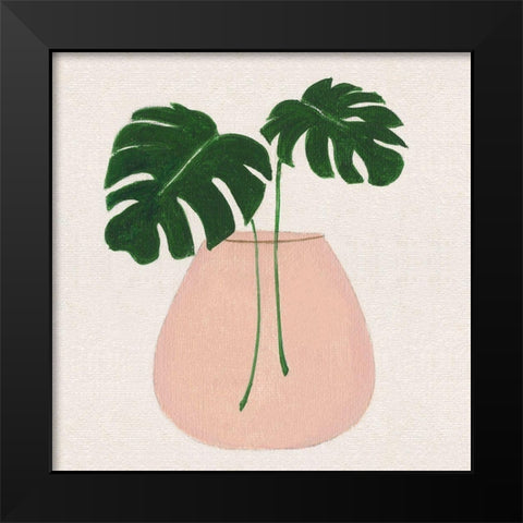 Simple Nature III Black Modern Wood Framed Art Print by Tava Studios