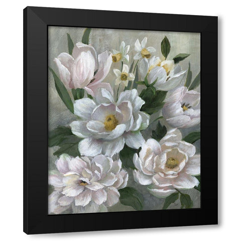 Sweet Surprise Black Modern Wood Framed Art Print with Double Matting by Nan