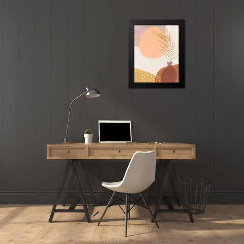 Sedona Sunset Black Modern Wood Framed Art Print by Jill, Susan