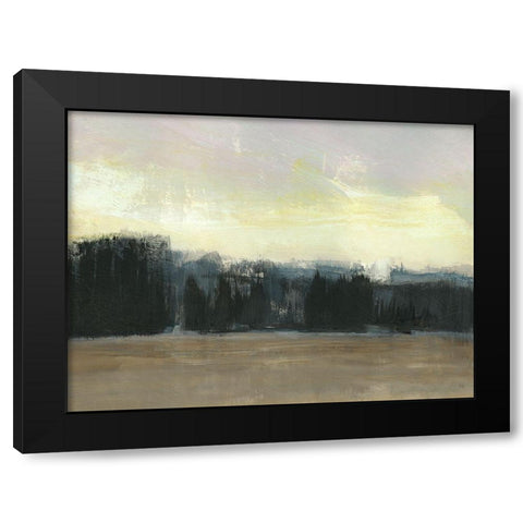 Mountain Frost Black Modern Wood Framed Art Print by Jill, Susan