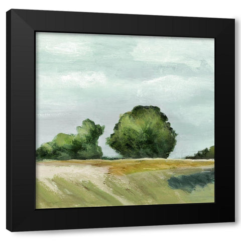Ridgeline Vintage I Black Modern Wood Framed Art Print with Double Matting by Tava Studios