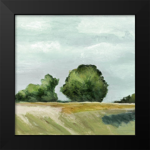 Ridgeline Vintage I Black Modern Wood Framed Art Print by Tava Studios