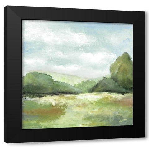 Ridgeline Vintage II Black Modern Wood Framed Art Print with Double Matting by Tava Studios