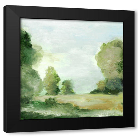 Ridgeline Vintage Black Modern Wood Framed Art Print by Tava Studios