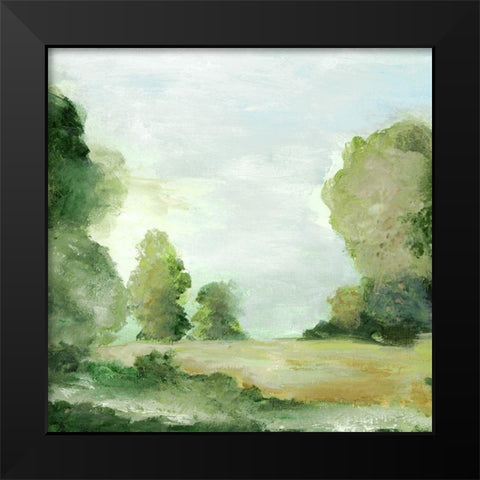 Ridgeline Vintage Black Modern Wood Framed Art Print by Tava Studios