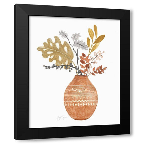 Sunset Meadow Picks II Black Modern Wood Framed Art Print by Tava Studios