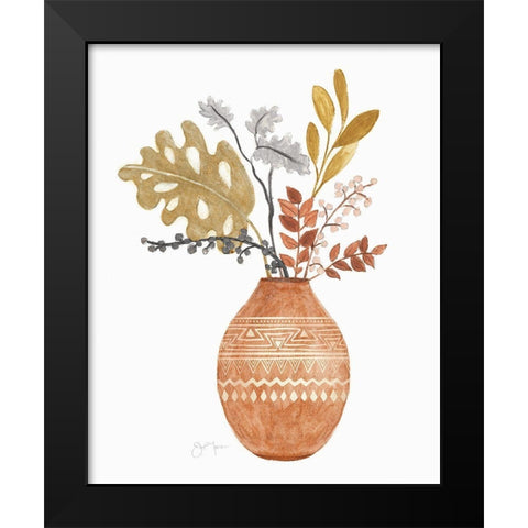 Sunset Meadow Picks II Black Modern Wood Framed Art Print by Tava Studios