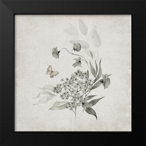 Vintage Arrangement I Black Modern Wood Framed Art Print by Jill, Susan
