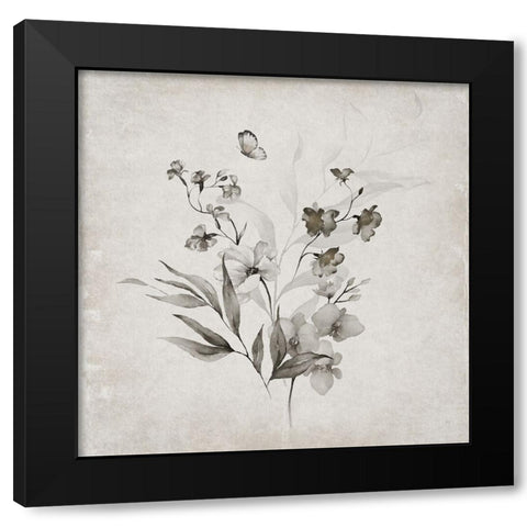 Vintage Arrangement II Black Modern Wood Framed Art Print with Double Matting by Jill, Susan