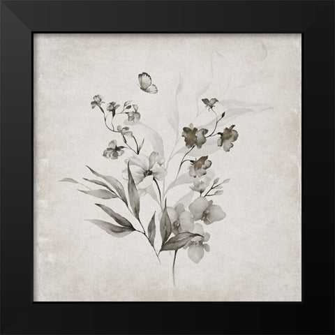 Vintage Arrangement II Black Modern Wood Framed Art Print by Jill, Susan