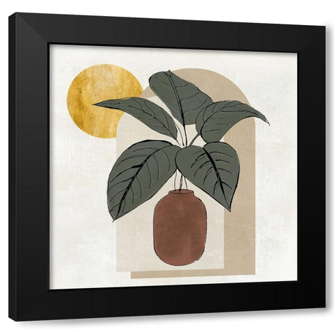 Santa Fe Evening II Black Modern Wood Framed Art Print by Tava Studios