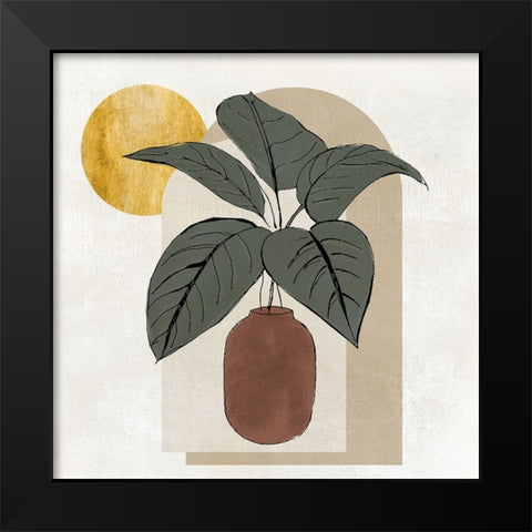 Santa Fe Evening II Black Modern Wood Framed Art Print by Tava Studios