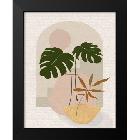Simple Nature Sunset I Black Modern Wood Framed Art Print by Tava Studios