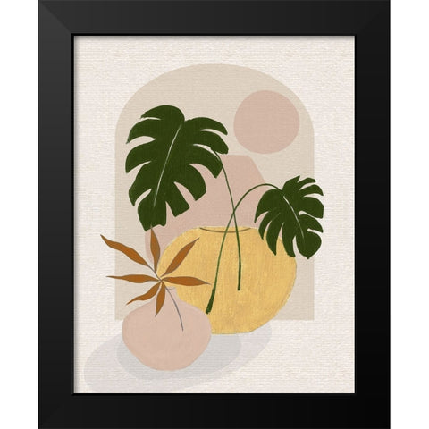 Simple Nature Sunset II Black Modern Wood Framed Art Print by Tava Studios