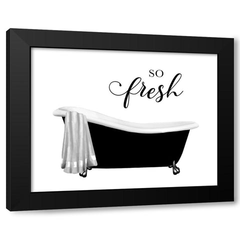 So Fresh Black Modern Wood Framed Art Print with Double Matting by Knutsen, Conrad