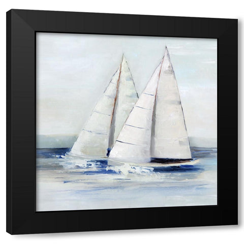 Close Sail II Black Modern Wood Framed Art Print with Double Matting by Swatland, Sally