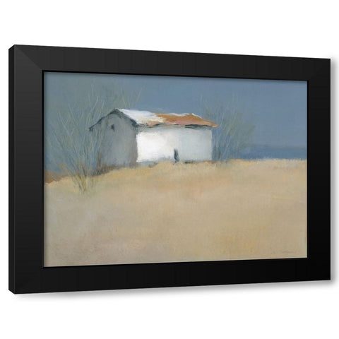 Old Homestead Black Modern Wood Framed Art Print with Double Matting by Robinson, Carol