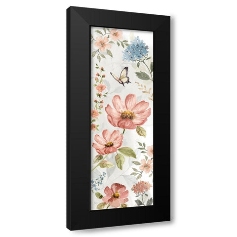 Summertime II Black Modern Wood Framed Art Print with Double Matting by Nan