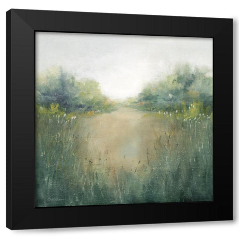 Sunrise Morning Black Modern Wood Framed Art Print with Double Matting by Robinson, Carol