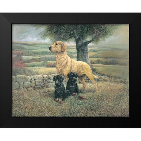 Proud Mother Black Modern Wood Framed Art Print by Manning, Ruane