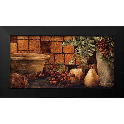 Tiled Still Life II Black Modern Wood Framed Art Print by Thompson, Linda