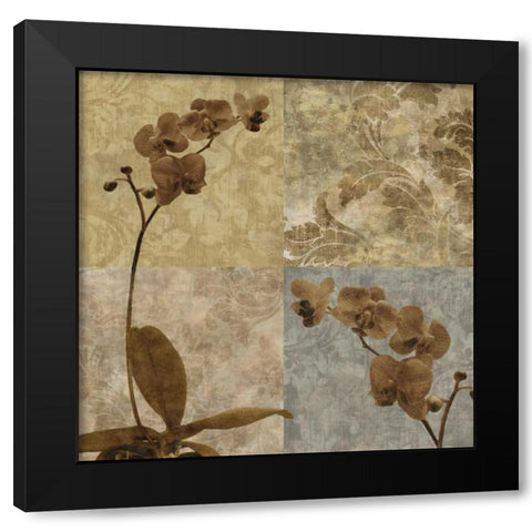 Heirloom I Black Modern Wood Framed Art Print with Double Matting by Mallett, Keith