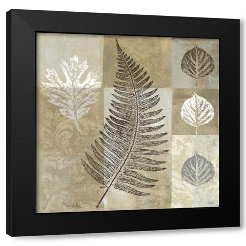 Essence of Nature II Black Modern Wood Framed Art Print by Mallett, Keith
