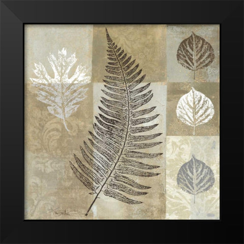 Essence of Nature II Black Modern Wood Framed Art Print by Mallett, Keith