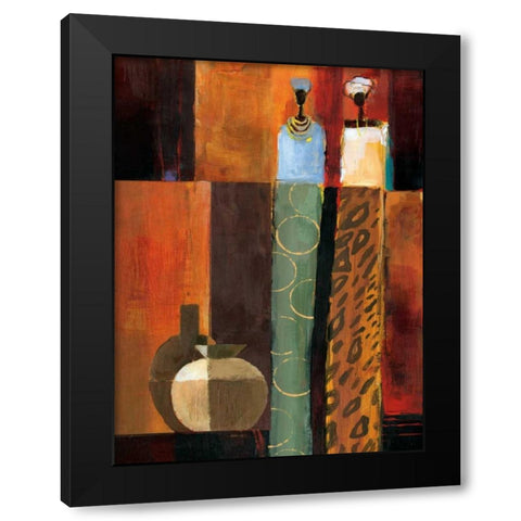 Harmony I Black Modern Wood Framed Art Print with Double Matting by Mallett, Keith