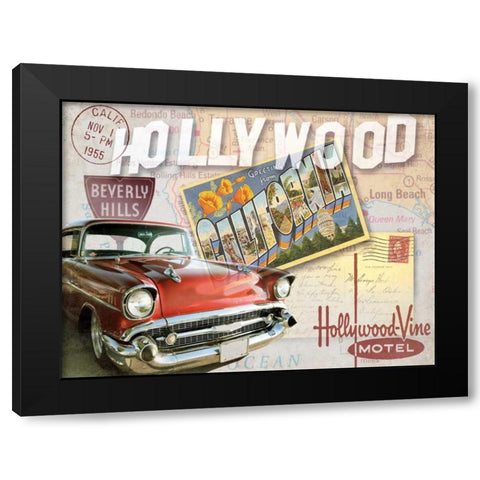 Road Trip I Black Modern Wood Framed Art Print with Double Matting by Mallett, Keith
