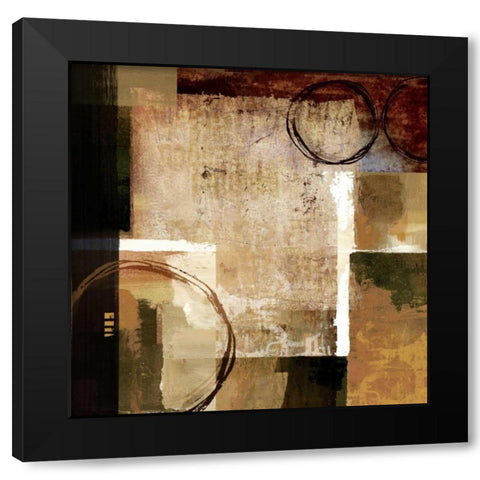 Broadway Rhythm Black Modern Wood Framed Art Print with Double Matting by Mallett, Keith