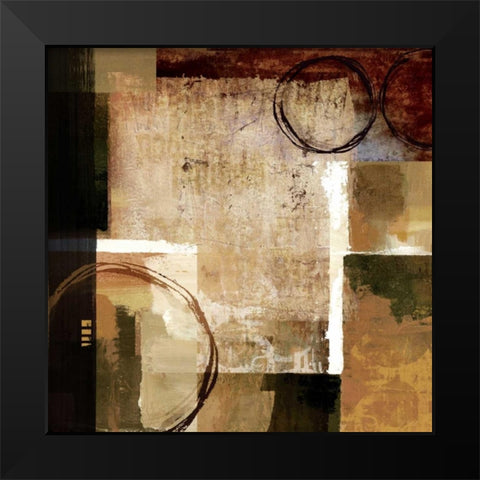 Broadway Rhythm Black Modern Wood Framed Art Print by Mallett, Keith