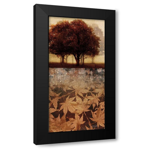 Minuet I Black Modern Wood Framed Art Print with Double Matting by Mallett, Keith