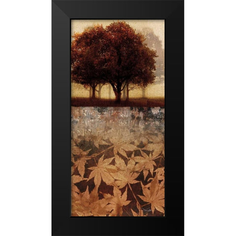 Minuet I Black Modern Wood Framed Art Print by Mallett, Keith