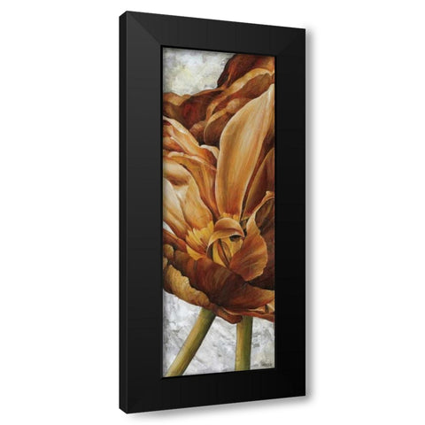 Single Appeal II Black Modern Wood Framed Art Print with Double Matting by Thompson, Linda