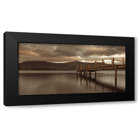 Peace of Mind Black Modern Wood Framed Art Print by Frank, Assaf