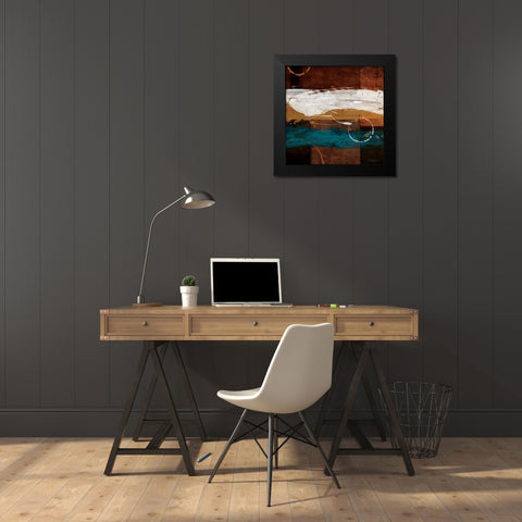 Tao Black Modern Wood Framed Art Print by Mallett, Keith