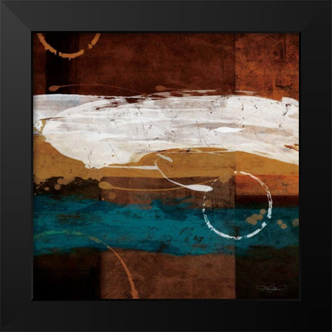 Tao Black Modern Wood Framed Art Print by Mallett, Keith