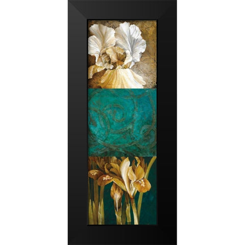 From My Garden II Black Modern Wood Framed Art Print by Thompson, Linda