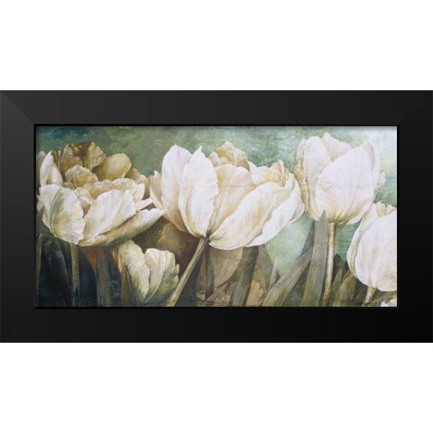 Taste of Summer Black Modern Wood Framed Art Print by Thompson, Linda