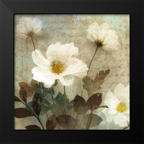 Anemone I Black Modern Wood Framed Art Print by Mallett, Keith