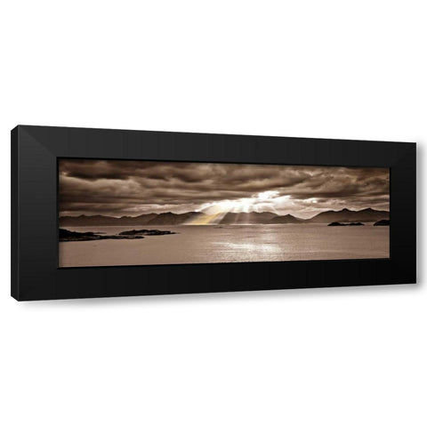 Divinity Black Modern Wood Framed Art Print by Frank, Assaf