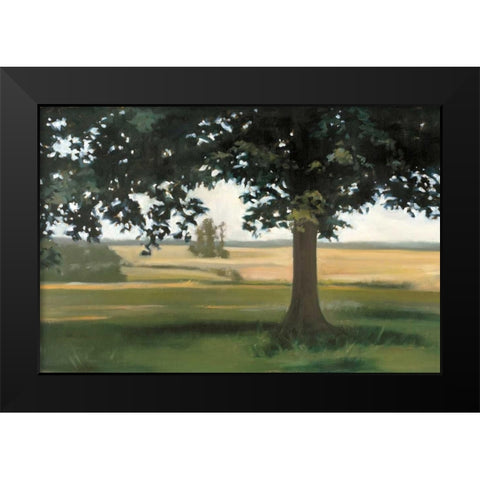 Hidden Pasture Black Modern Wood Framed Art Print by Lightell, Megan
