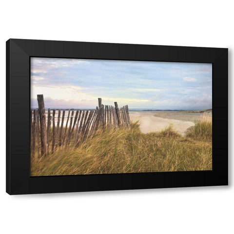 West Wittering Beach Black Modern Wood Framed Art Print by Frank, Assaf