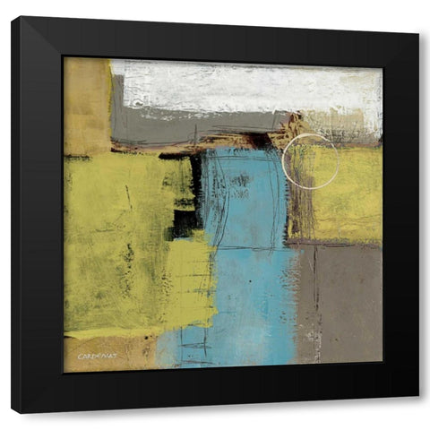Houseblend I Black Modern Wood Framed Art Print with Double Matting by Cardenas, Jason