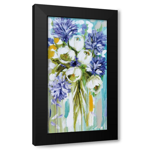 Summer Glow Black Modern Wood Framed Art Print with Double Matting by Brooks, Amanda J.