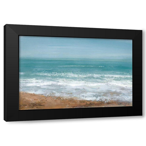 Hazy Days Black Modern Wood Framed Art Print with Double Matting by Gold, Caroline