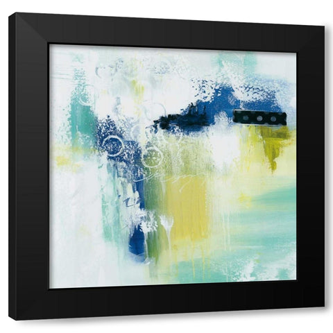 Swept Off My Feet II Black Modern Wood Framed Art Print with Double Matting by Hawkins, Julie