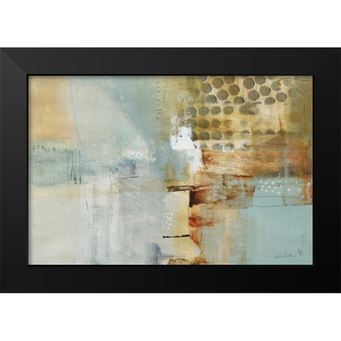 A Million Times Apart Black Modern Wood Framed Art Print by Barnes, Natasha